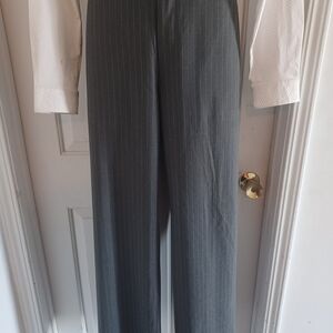 Banana Republic Gray Pinstripe Trousers, 38W x 32L